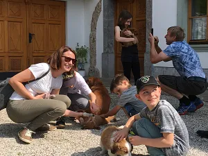 ausflug 2018 familie ausflug 2018 hunde streicheln